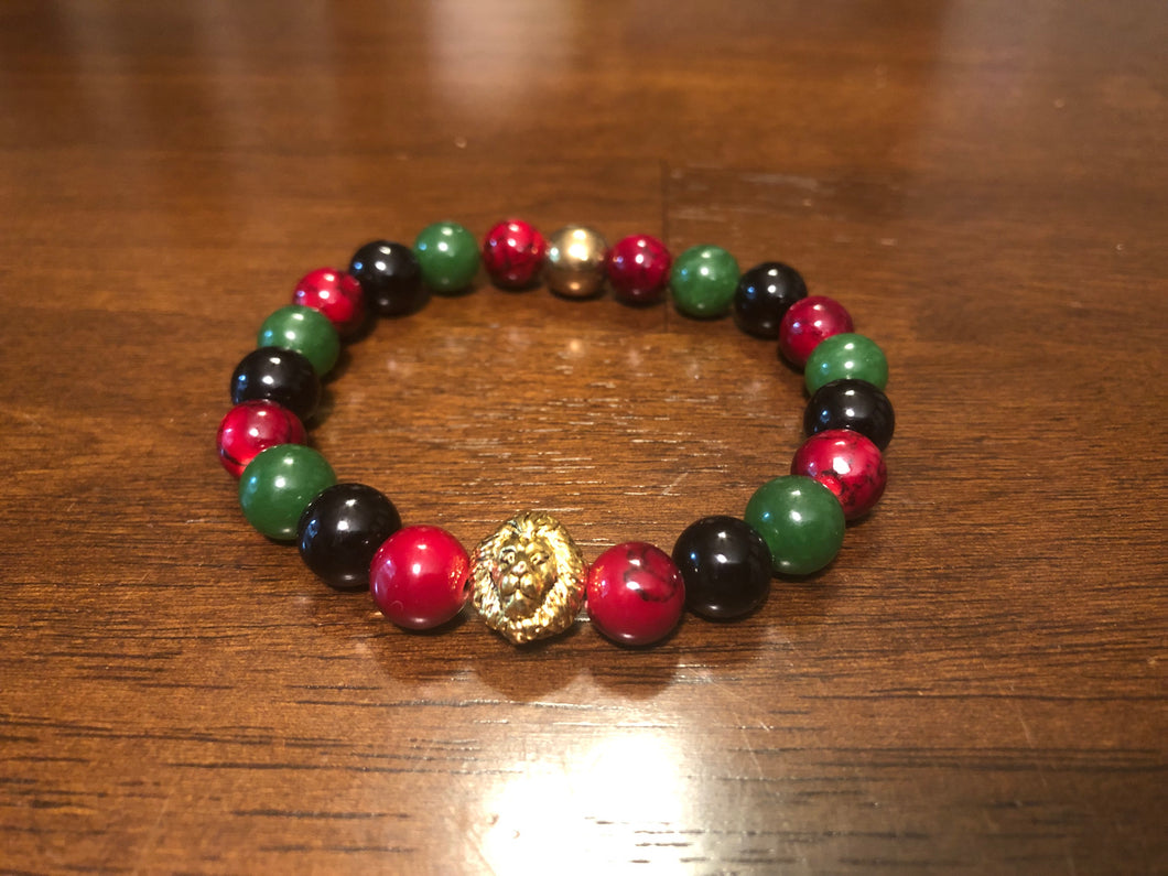 African Pride RBG Flag Bracelet