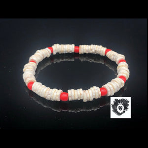Ostrich Shell and Olodo Bracelet