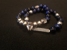 Load image into Gallery viewer, Pharaoh Stack Blue Tigers Eye