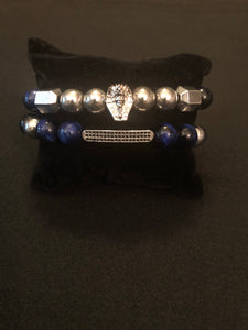 Pharaoh Stack Blue Tigers Eye