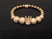 Load image into Gallery viewer, Bury Me In Gold Crown Jr. Bracelet