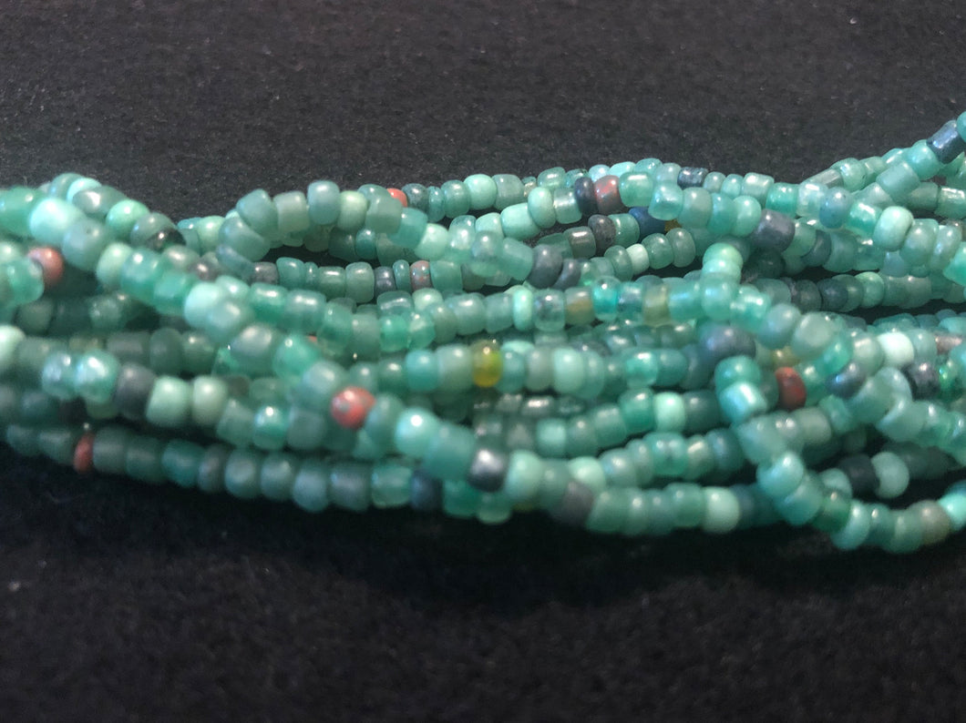 Green Seed Bead Waist Beads